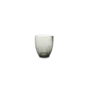 Crackle Glas 25cl grau - 4 St.